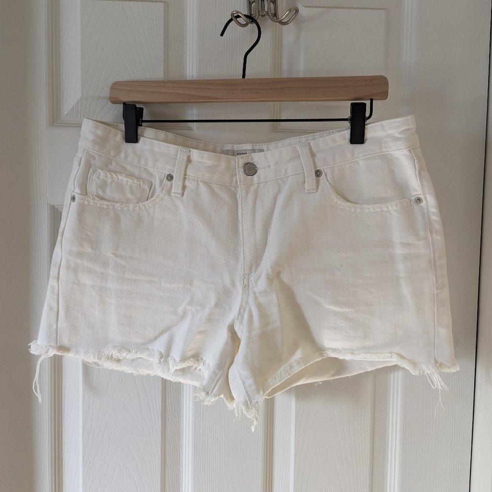 Lucky Brand white denim cutoff shorts - 10/30